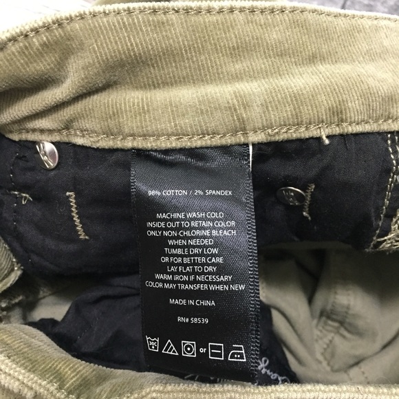 Kut From The Kloth Corduroy Pants Women’s 4 (Inseam 30) Beige Tan Stretch. - Picture 11 of 11